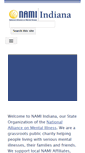 Mobile Screenshot of namiindiana.org